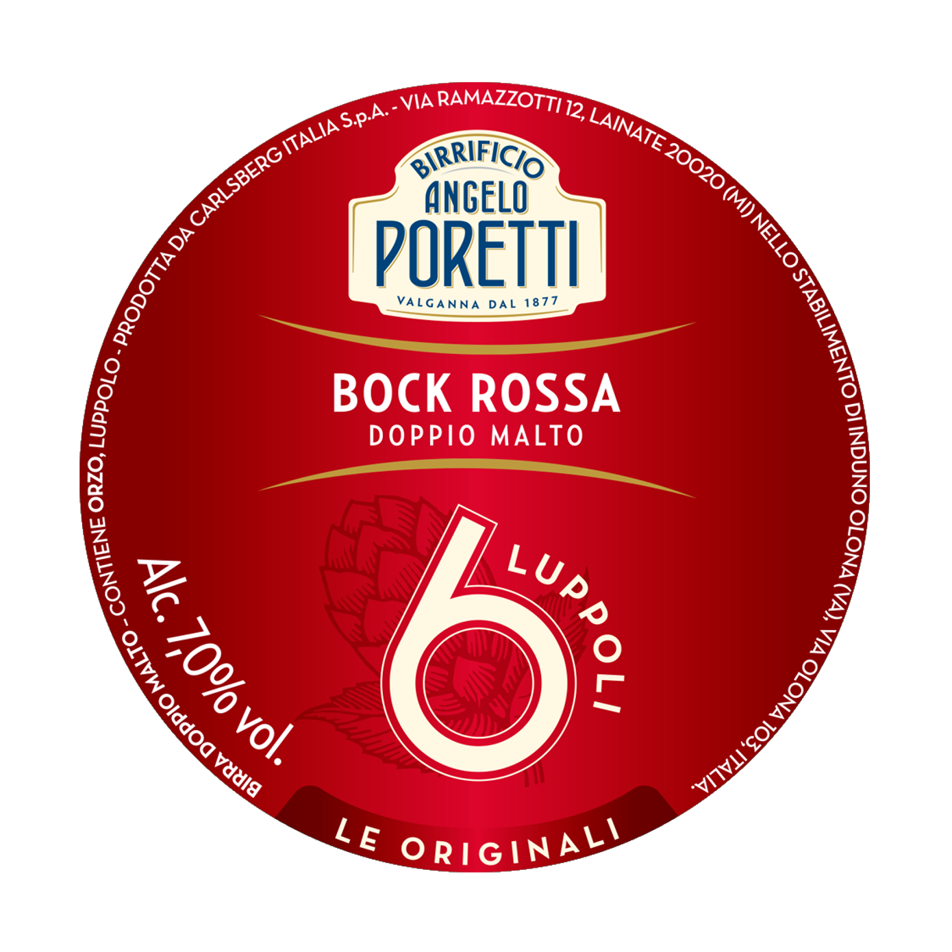 Birrificio Angelo Poretti 6 Luppoli  - Bock Rossa