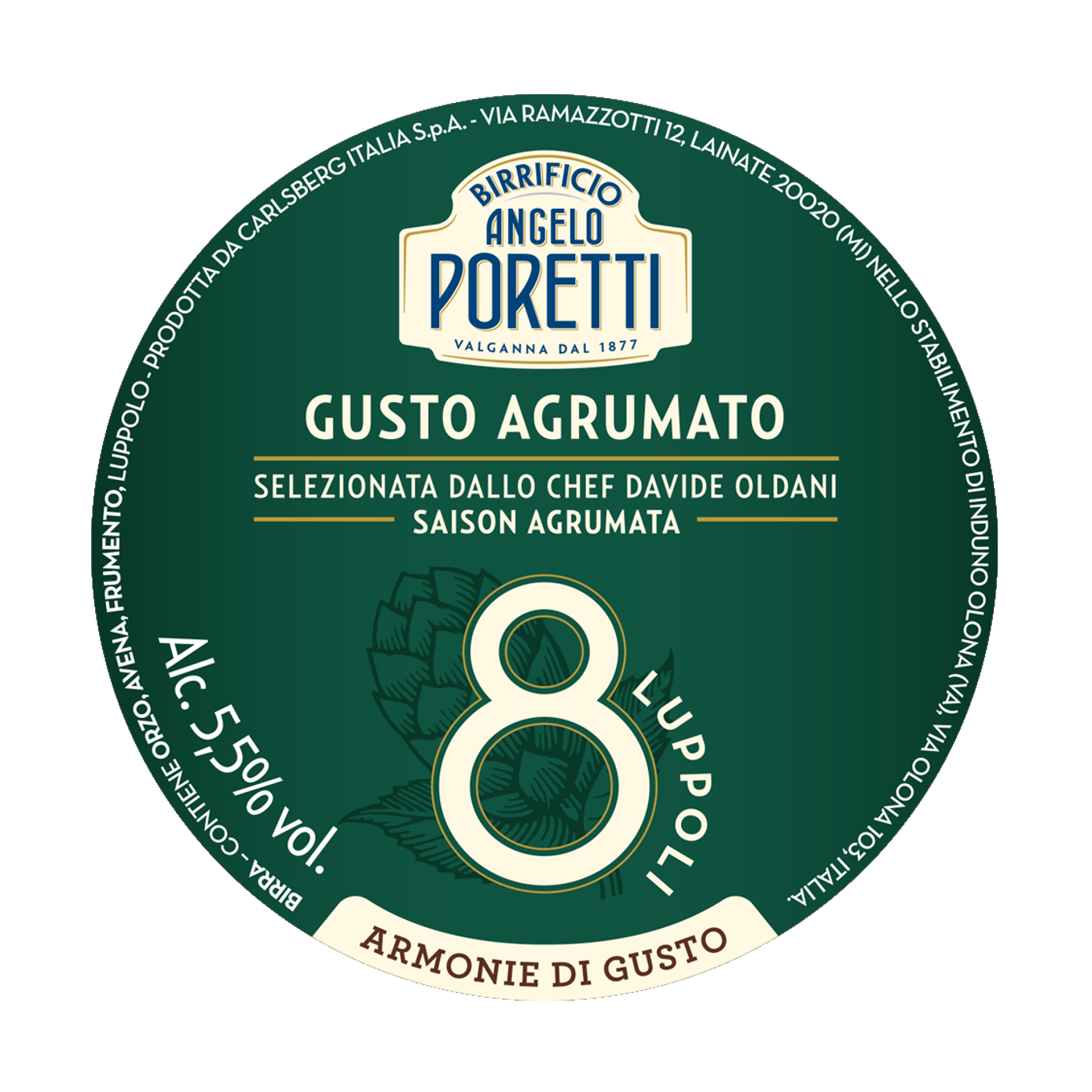Birrificio Angelo Poretti 8 Luppoli  - Gusto Agrumato